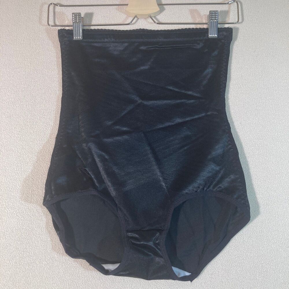 Hey‎ Girl High Waisted Tummy Control Panty Shape Wear Sz Large Black NWT